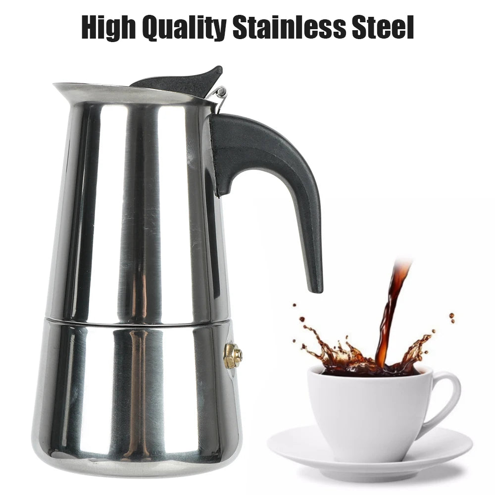 Cafeteira Italiana Aço Inox